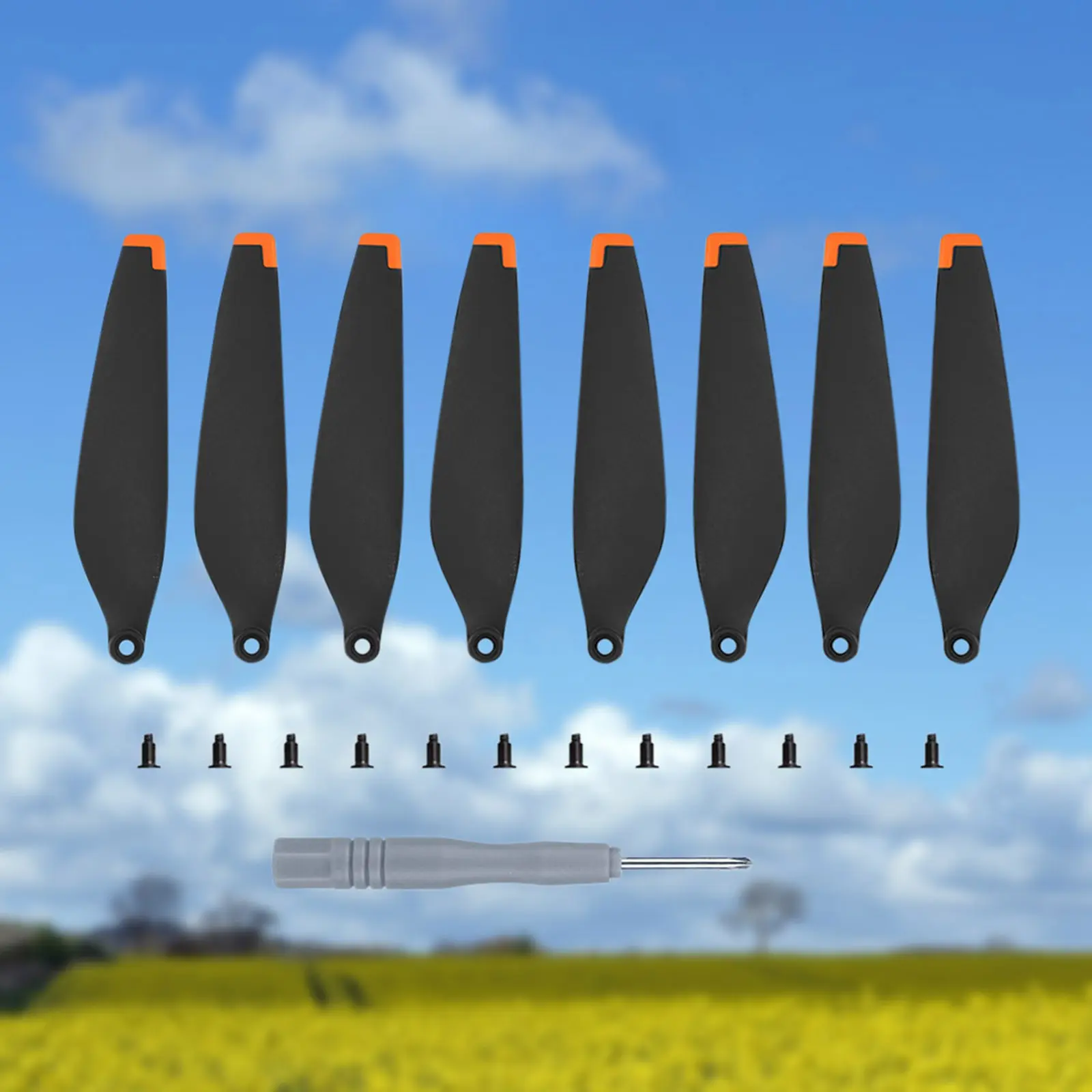 Baling, Alat Ganti Bilah, Ringan, 8pcs, Bunyi Rendah, Serasi dengan DJI Mini 3