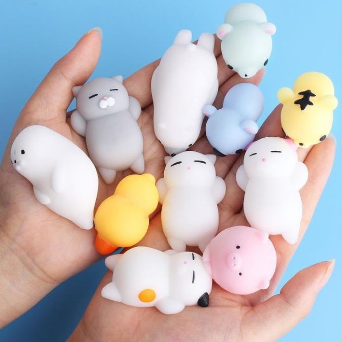   HOT  Squishy Mochi Thú Dẻo Cực Dễ Thương  Mẫu Ngẫu Nhiên  