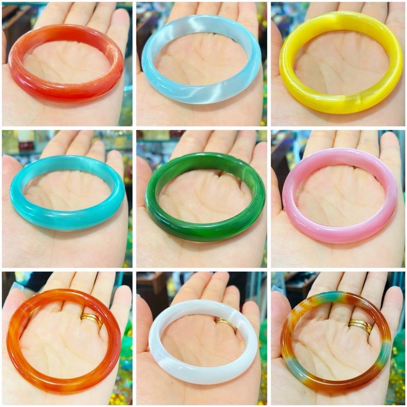 Vòng tay, lắc tay đá mắt mèo bản 1cm Phụ Kiện Đeo Tay Móc Chìa Khoá Móc Khoá vong  tay vòng  bạch