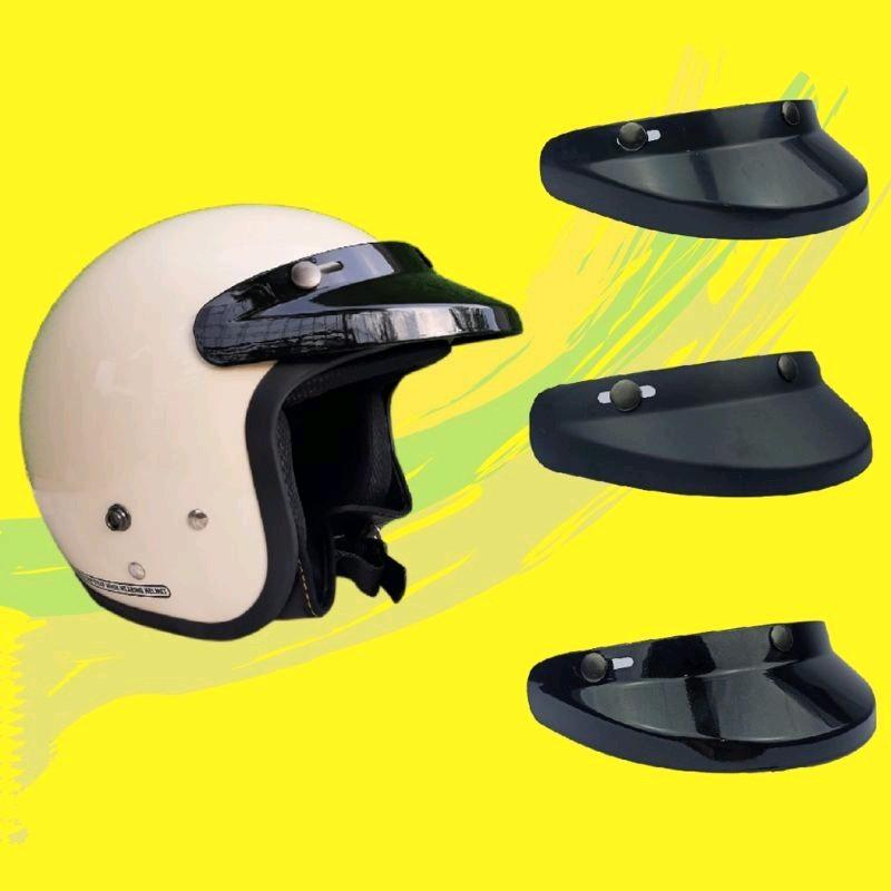 Ped Topi Helm Retro Bogo Klasik Pet ped jeruk ped pendek + ped glosy termurah 0