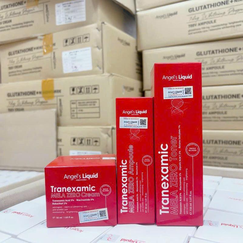 Angel's Liquid Tranexamic Mela Zero Toner / Serum / Cream