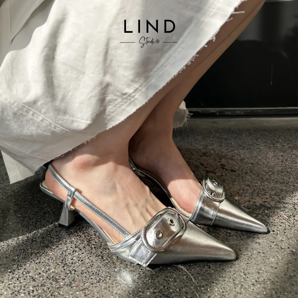 Giày cao gót mũi nhọn cá tính thanh lịch - DFY - G139 - LinD Shoes DéP Nữ guoc  xinhsang