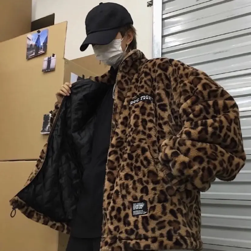 Áo khoác lông da báo dành cho nam nữ, mẫu mới - Jacket