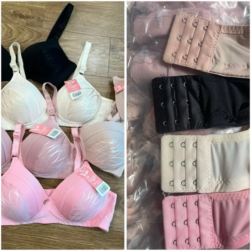 COMBO 4 ÁO LÓT SU MÚT MỎNG, KHÔNG GỌNG( CÓ QUẢ TO/NHỎ), ĐỆM MỎNG 0,5 Cm .[MUA QUẢ NHỎ TĂNG 1 SIZE ] MIX MÀU NGẪU NHIÊN Nữ Bra Nhung Tua Rua Nho cup nguckhong day 1