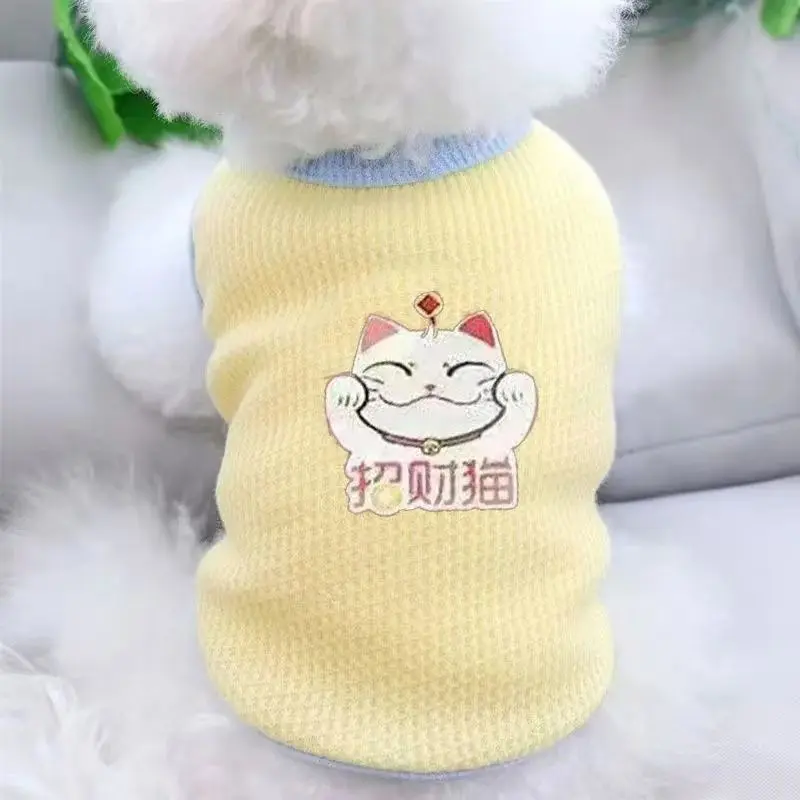 Quần áo cho thú cưng, Bộ sưu tập mùa xuân / mùa hè, Thích hợp cho chó Corgi, Teddy và chó Nhỏ thích hợp cho các hoạt động ngoài trời, áo vest chống lạnh và chống rụng lông, Thông Dụng cho mèo và chó, được phát hành vào năm 2025 1