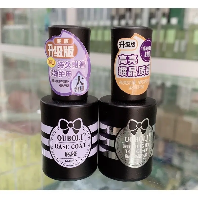 Base Top Ouboli chính hãng 20ml Độ bóng cao Bền Sơn Gel 5