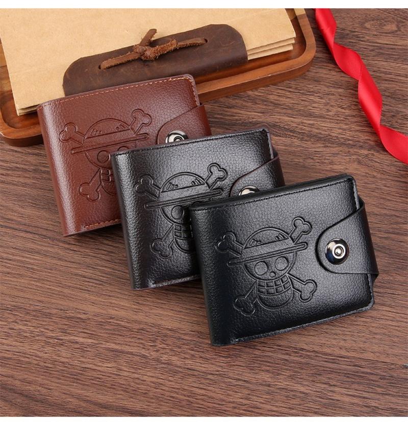 Product Introduction of New men's wallet, zipper multi-card position trendy cartoon short wallet 13