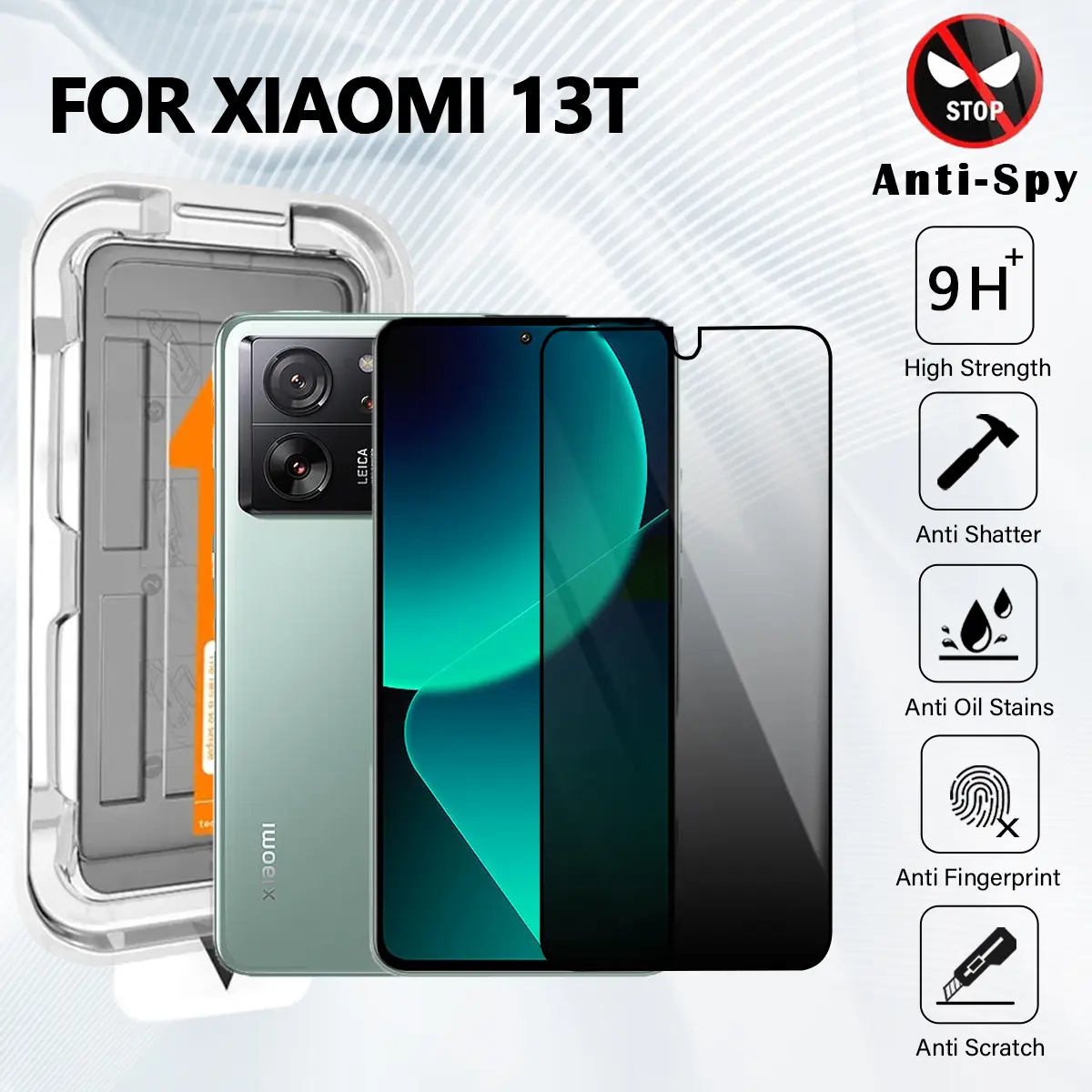 Màng Bảo Vệ Kính Cường Lực, Cao Cấp, Thích Hợp Cho XIAOMI 13T, Chống Trầy Xước, Chống Sốc, Chống Va Đập, Dễ Lắp Đặt, Dán Nhanh
