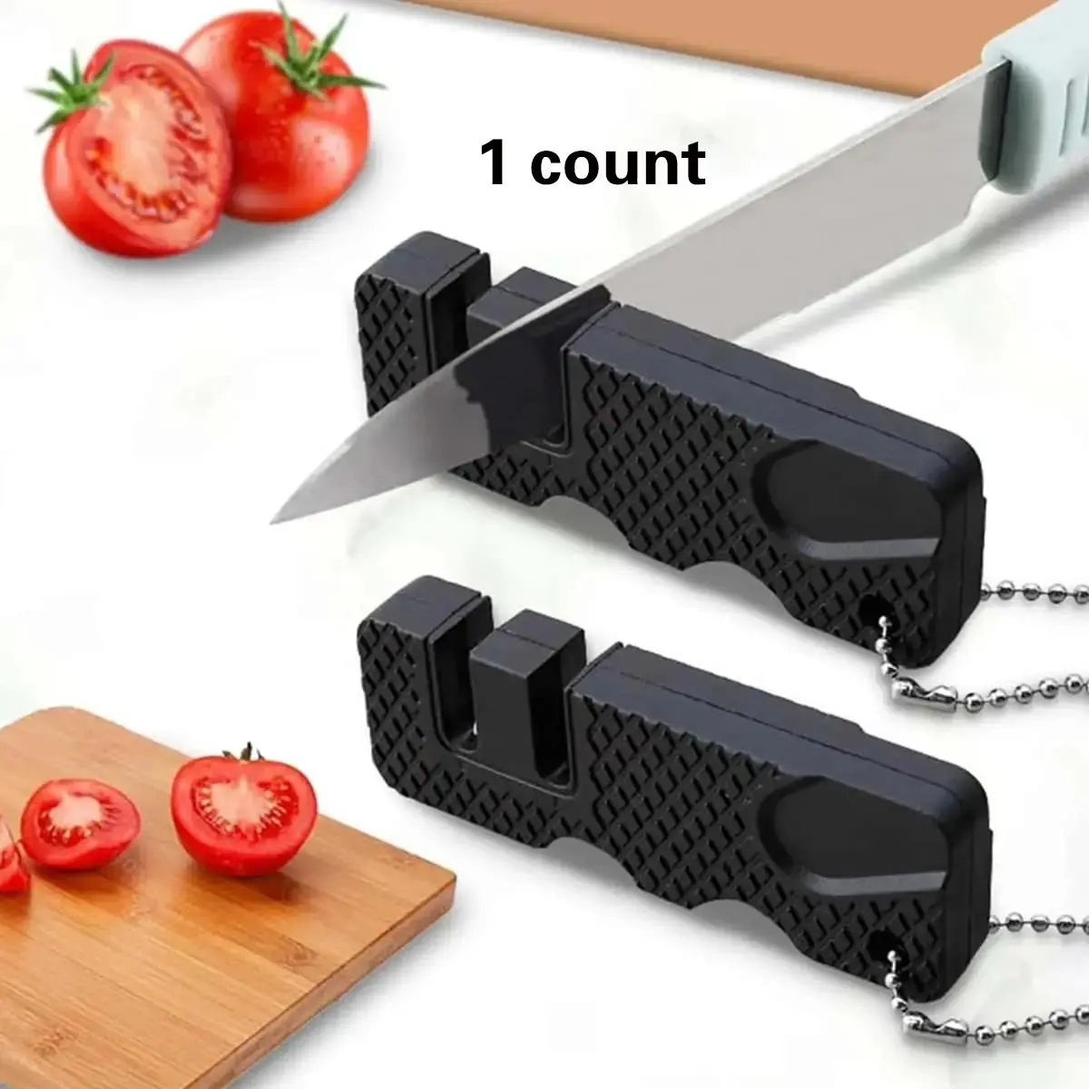 Portable Manual Knife Sharpener, 1 Count Portable Kitchen Knife Sharpener, Household Fruit Knife Sharpener, Kitchen Accessories
