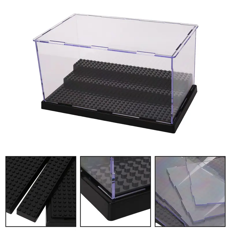 Bộ lưu trữ khối xây dựng, thiết kế đơn giản, làm bằng Acrylic, trang trí nội thất phòng Khách 1