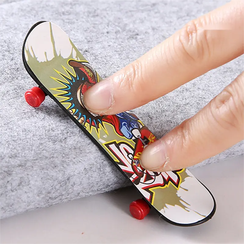 Ván Trượt Ngón Tay Mini, Đồ Chơi Sáng Tạo Để Bàn Thể Thao, Ván Trượt Đầu Ngón Tay, Thiết Kế Sáng Tạo Chống Trơn 6