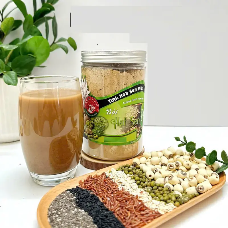 Bột hạt sen Mix 6 thứ hạt Senfarm 1