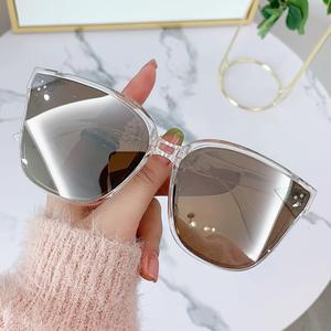 FSG46 Foldable Square Sunglasses Cermin Mata Hitam Lipat Black Transparent Green Yellow Frame Korea Ins Fashion Frames Glasses Spectacles Eyewear Kacamata