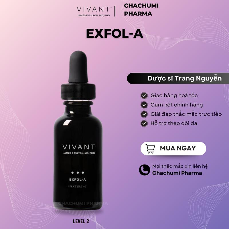  Serum Vivant Exfol-A giảm nếp nhăn sẹo mụn và tăng sắc tố 30ml Làm Đẹp Da 