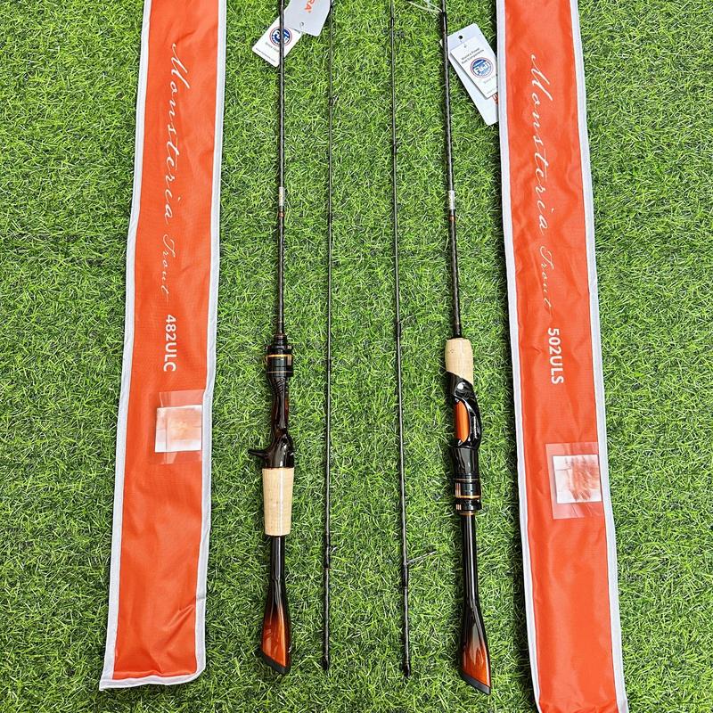 (Tặng nhái s1 TNQ) Cần Câu Megabarra Monsteria Trout Ultra Light - Khoen Fuji - Cần Đứng Và Ngang