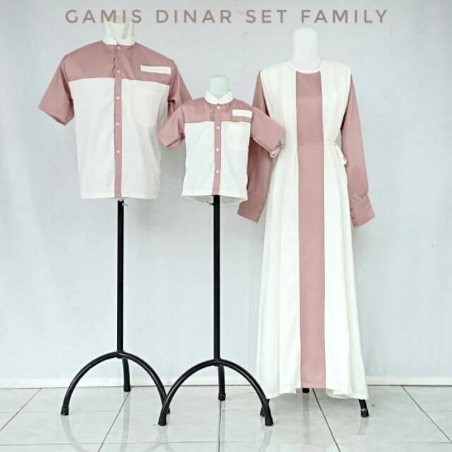 Gamis Dinar Set Family Couple Ibu Ayah Dan anak 0