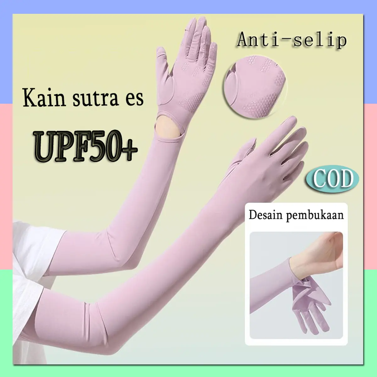 Sarung tangan tabir surya tahan panas dan tahan UV/sarung tangan mobil dan motor tahan panas/sarung tangan tabir surya luar ruangan Quick Dry Water-Resistant Breathable Comfortable Unisex Man Woman Set