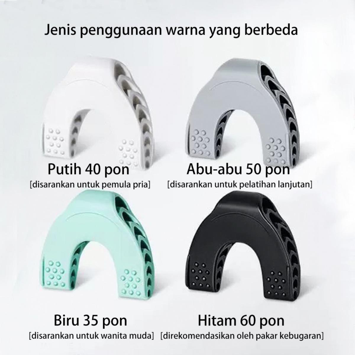 Alat Pijat Wajah Elektrik - Pemijat Silikon V-Shape, Penghilang Double Chin, Perangkat Gym Jawline untuk Kontur Wajah, Lifting & Peremajaan Kulit - untuk Pria & Wanita