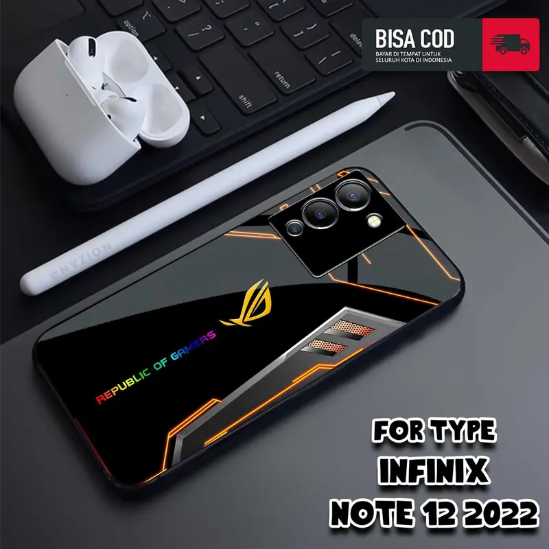 Case INFINIX NOTE 12 2022 - Casing INFINIX NOTE 12 G96 2022 - MOTIF ROG - Hardcase Premium Glossy - Casing - Silikon - Softcase Hp - Aero Case - Case Terlaris - Case Terbaru - Softcase - Case Mewah - Kesing Hp - fashion case 3