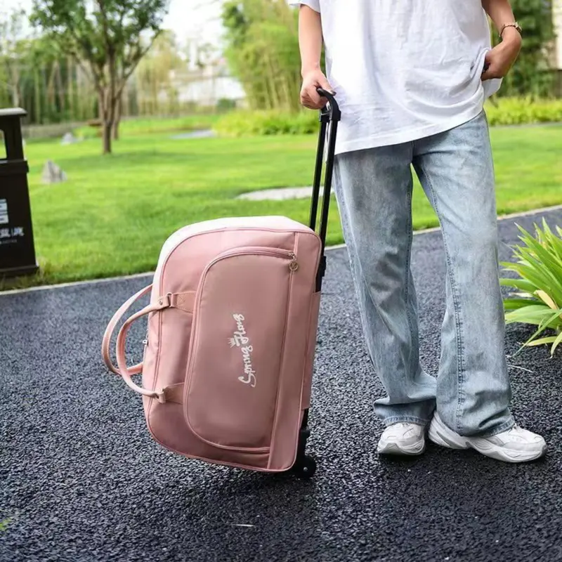 Túi xách du lịch Vali Hàn Quốc, sức chứa lớn, có bánh xe kéo gấp gọn 6