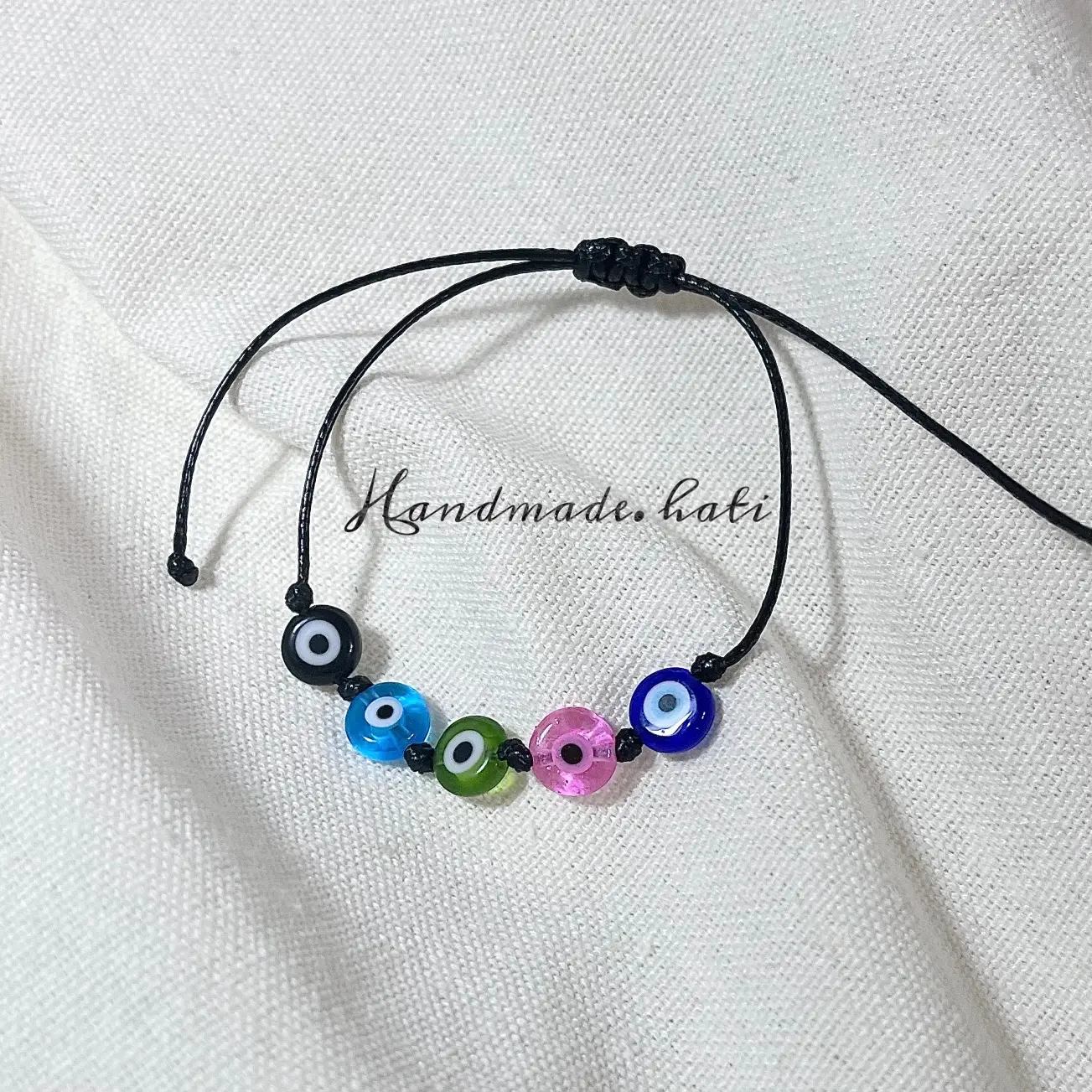 Evil Eye Bracelet phối 2 3 4 5 mắt, Phụ Kiện Handmade Vòng Tay Mắt Quỷ Mix Nhiều Màu