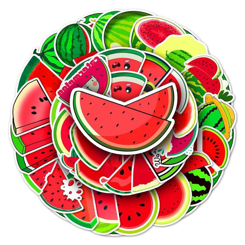 Product Introduction of Bộ 50 Sticker Dưa Hấu trang trí sổ tay,mũ bảo hiểm,bình nước... 3