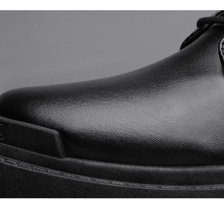 Product Introduction of Brown Men's Boots 2024 New Summer High-Top Waterproof Leather Shoes Men's Retro Workwear Motorcycle Boots 7