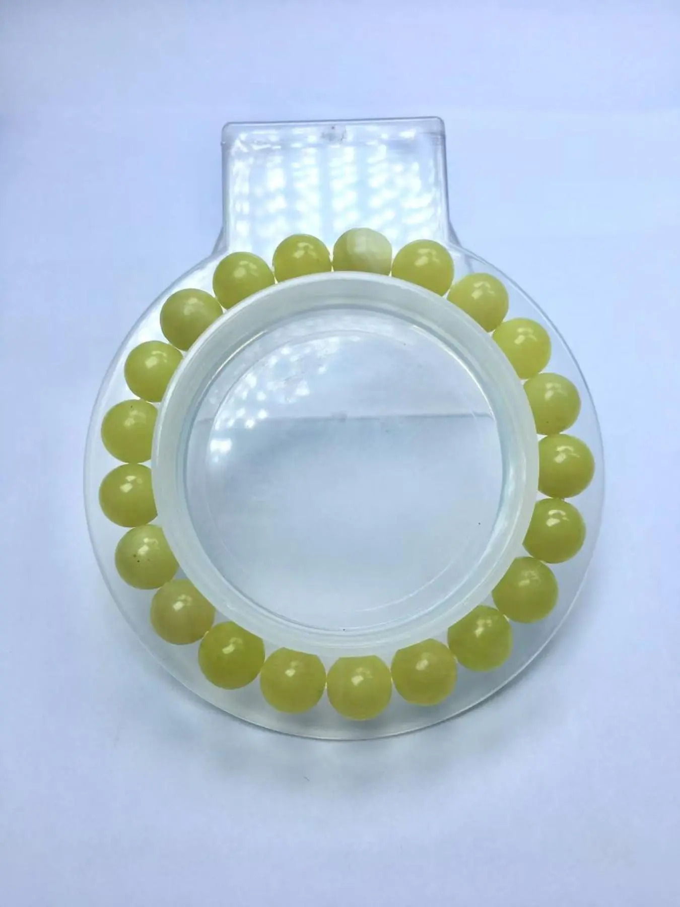 Lemon Jade Beaded Bracelet, Fashionable Jewelry for Women & Girls, Trendy All-match & Exquisite Jewelry for Birthday Gift