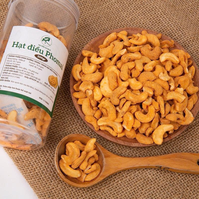 (SALE) 250gr Hạt điều tỏi ớt, phô mai vỡ