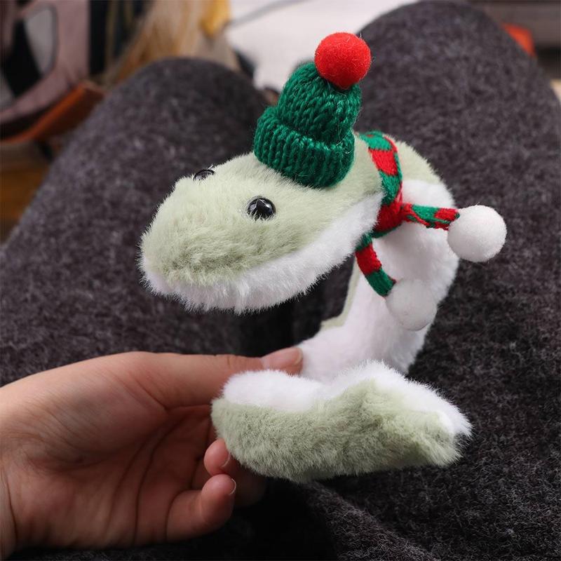 Product Introduction of LIU JIAN Kid's Accompany Dolls Plush Year of The Snake Plush Toy Little Snake Wrap Around Arm Snake Stuffed Plush Doll Comfort Soft Green Snake Animal Doll Children Gift 9