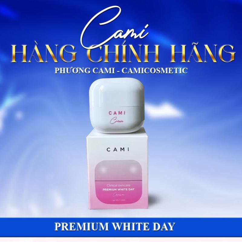  ￼Kem Face ngày  Premium White Day   dưỡng trắng,chống nắng ,CAMICOSMETIC  25gr Chăm Sóc Da Dưỡng Ẩm Da Skincare Làm Đẹp Da Women Nữ kem mặt 