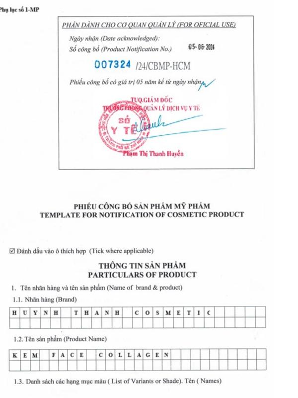 Kem Face Collagen Tái Tạo Da Chống Lão Hóa Làm Săn Chắc Da 20g - HUYNH THANH COSMETIC 8
