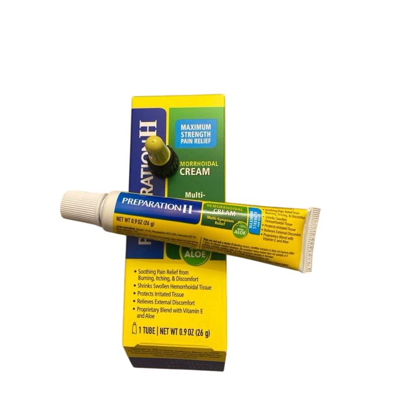 Kem bôi trĩ PREPARATION H HEMORRHOIDAL CREAM 26g giảm các khó chịu hậu môn trực tràng của Mỹ 3