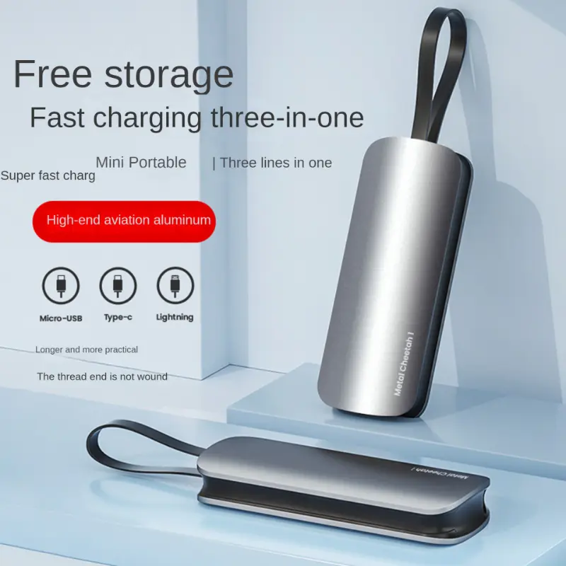 Kabel Pengecas Telefon Bimbit, Pengecasan Pantas Tiga dalam Satu, Kabel Data Satu hingga Tiga, Sesuai untuk Menyimpan Kabel Pengecasan, Serasi dengan Semua Peranti