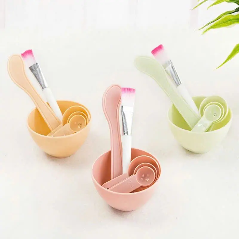 BỘ BÁT TRỘN ĐẮP MẶT NẠ -Bộ bát trộn mặt nạ 4in1 tiện lợi.