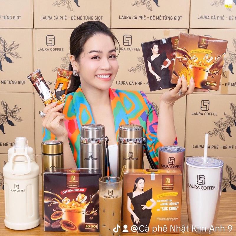 2 hộp 2 vị 1 Nấm Linh Chi và 1 Đông Trùng Hạ Thảo cà phê Laura Nhật Kim Anh coffee đậm vị caffe sữa hòa tan caphe Cafe Vị Chua nuoc ngot nescafe white