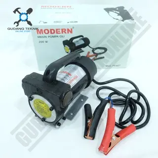 Pompa Oli AKI FY607DC MODERN / Pompa Minyak Oli Solar Bensin - Oil Pump ACCU FY 607 DC MODERN 1