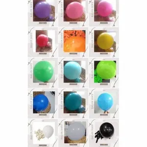 [ECERAN / GROSIR] balon latex doff matte balon solid aneka warna warni kualitas tebal 12 inch