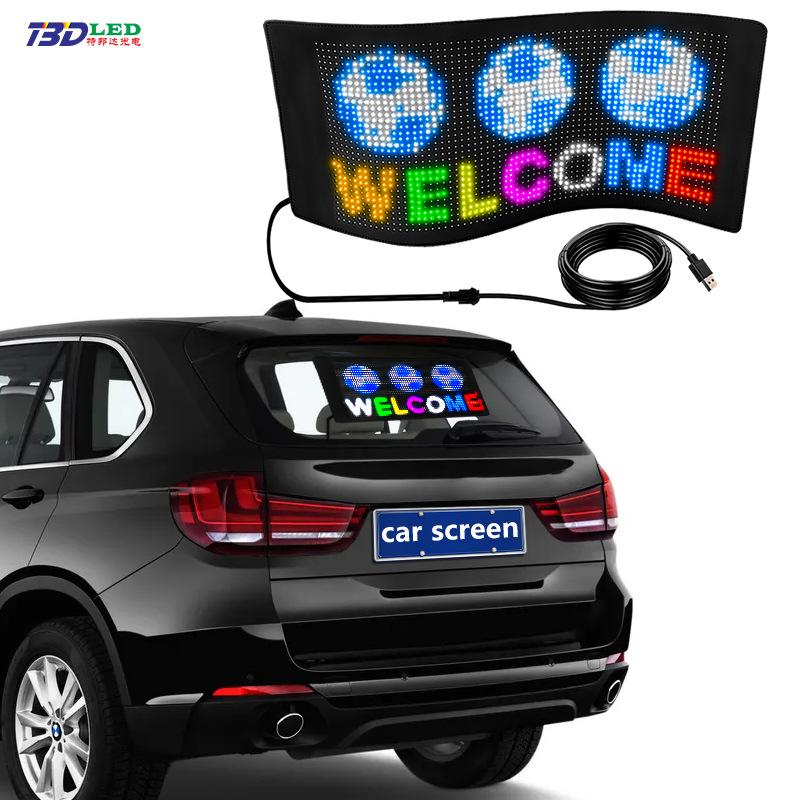 LED Car Flexible Screen Wireless Transmission Car Flexible Display ...