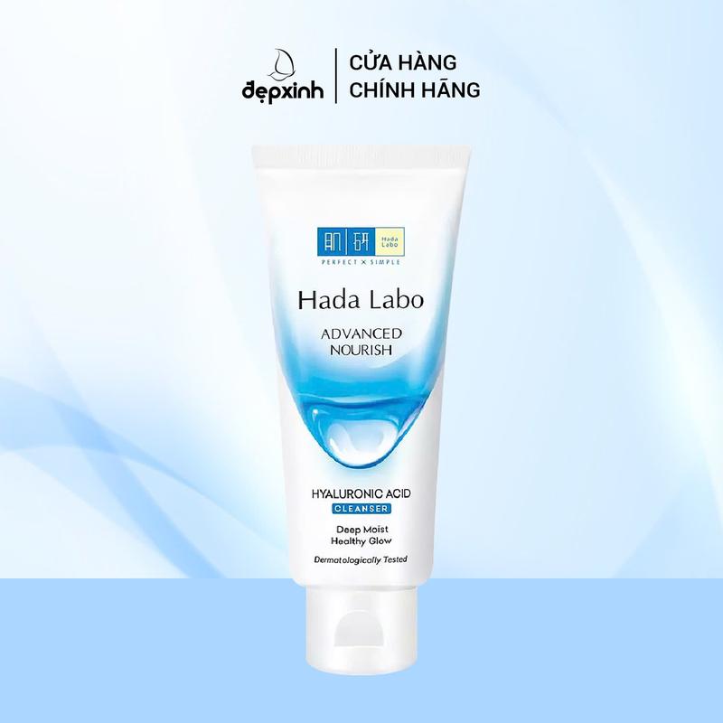 Sữa rửa mặt dưỡng ẩm Hada Labo Advanced Nourish Cleanser 80g
