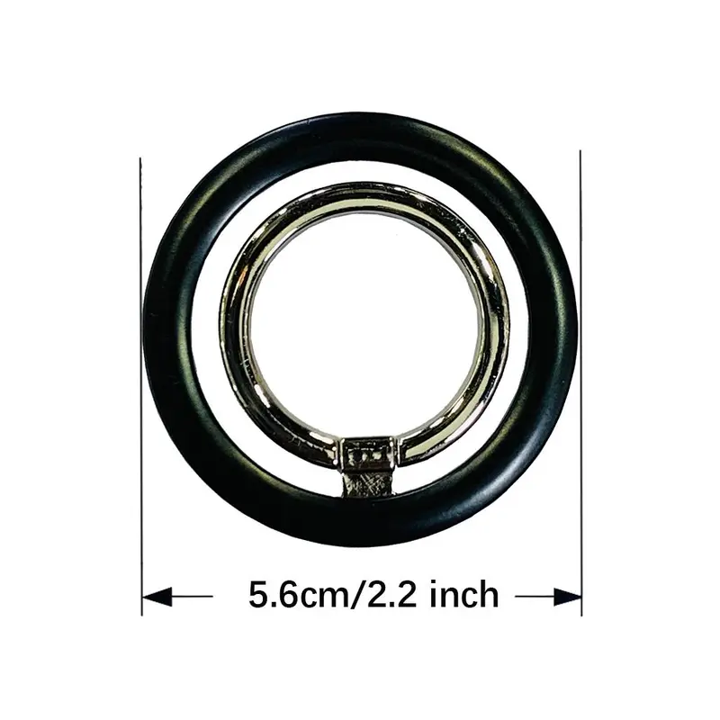 Magnetic Finger Clasp, 360° Rotating Ring Phone Holder, Ring Phone Holder, Portable Universal Desktop Creative Phone Accessories, Stand 1