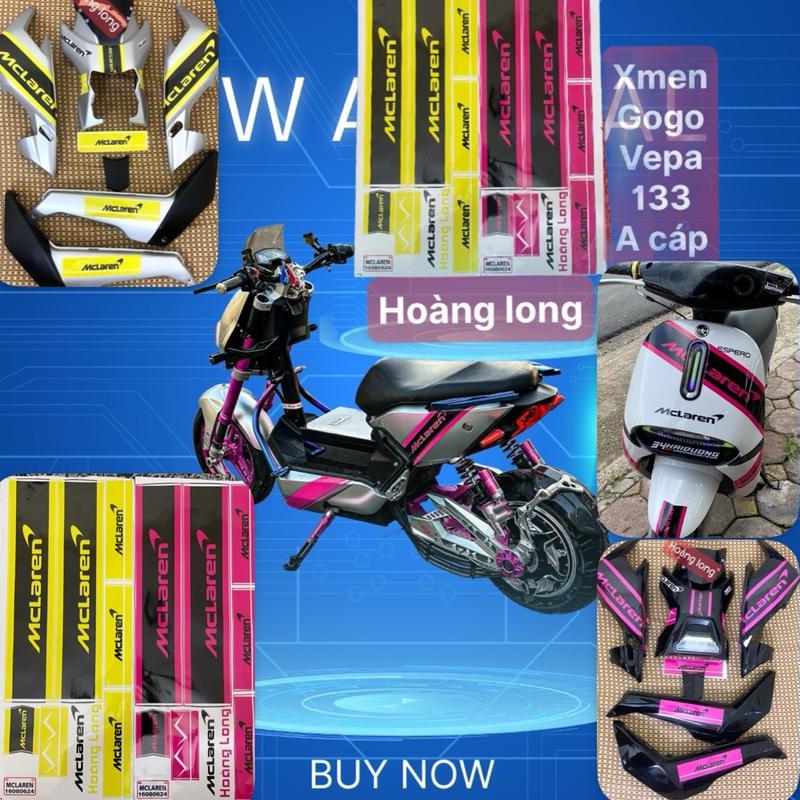 Tem MCLARen xe Xmen dán gogo - vepa - 133 - 4 lớp Decal