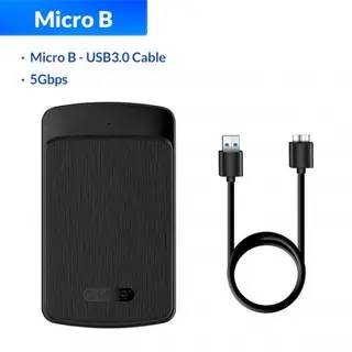 Hdd ssd enclosure Orico 2.5 inch Sata slim Usb 3.0 5Gbps 4TB 2020U3 - Casing harddisk external 2.5" 2020-u3 2