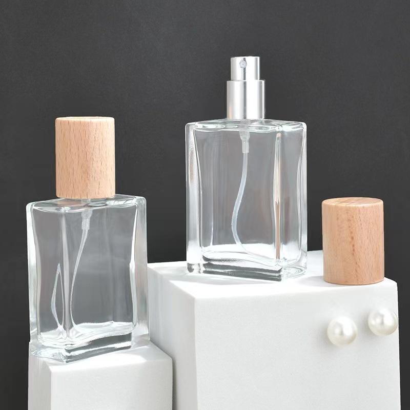 Product Introduction of 30ml 50ml Screw-Neck Perfume Bottle Refillable Glass Empty Spray Bottles with Stickers Portable Travel Perfume Atomizer Container 13
