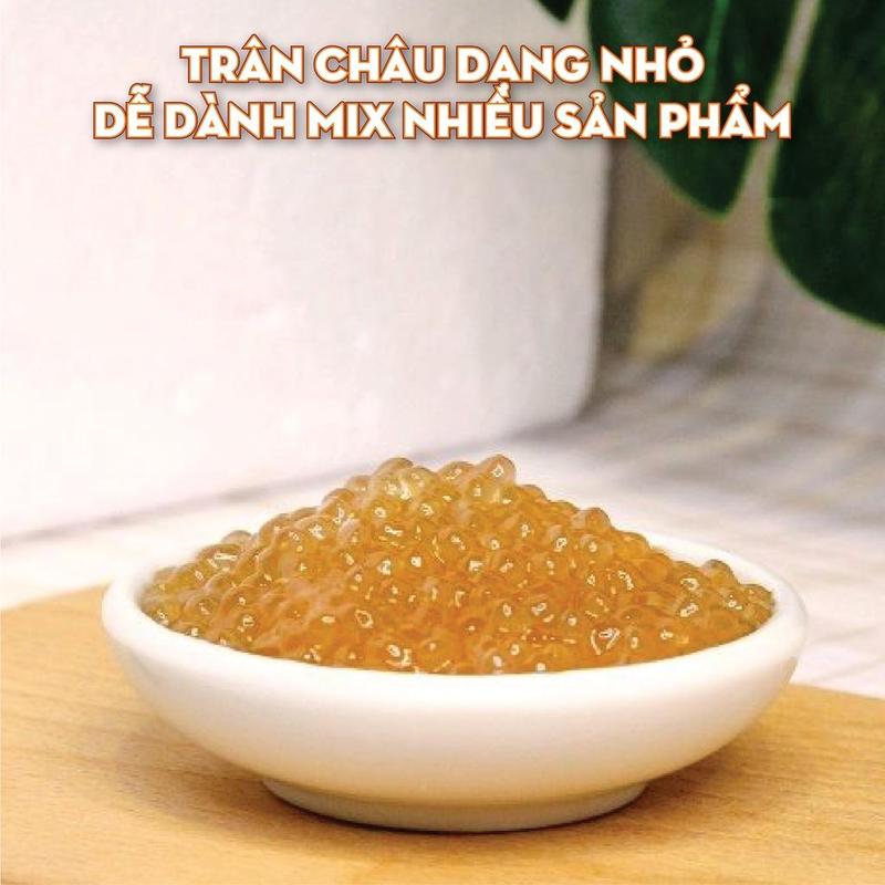  Trân châu MINI - Totococo - 1kg   Size 3mm   | Nấu nhanh 5 phút | Trân châu hoàng kim đường đen Royal | Nguyên liệu làm topping các món chè thái chè khúc bạch trà sữa truyền thống,... 