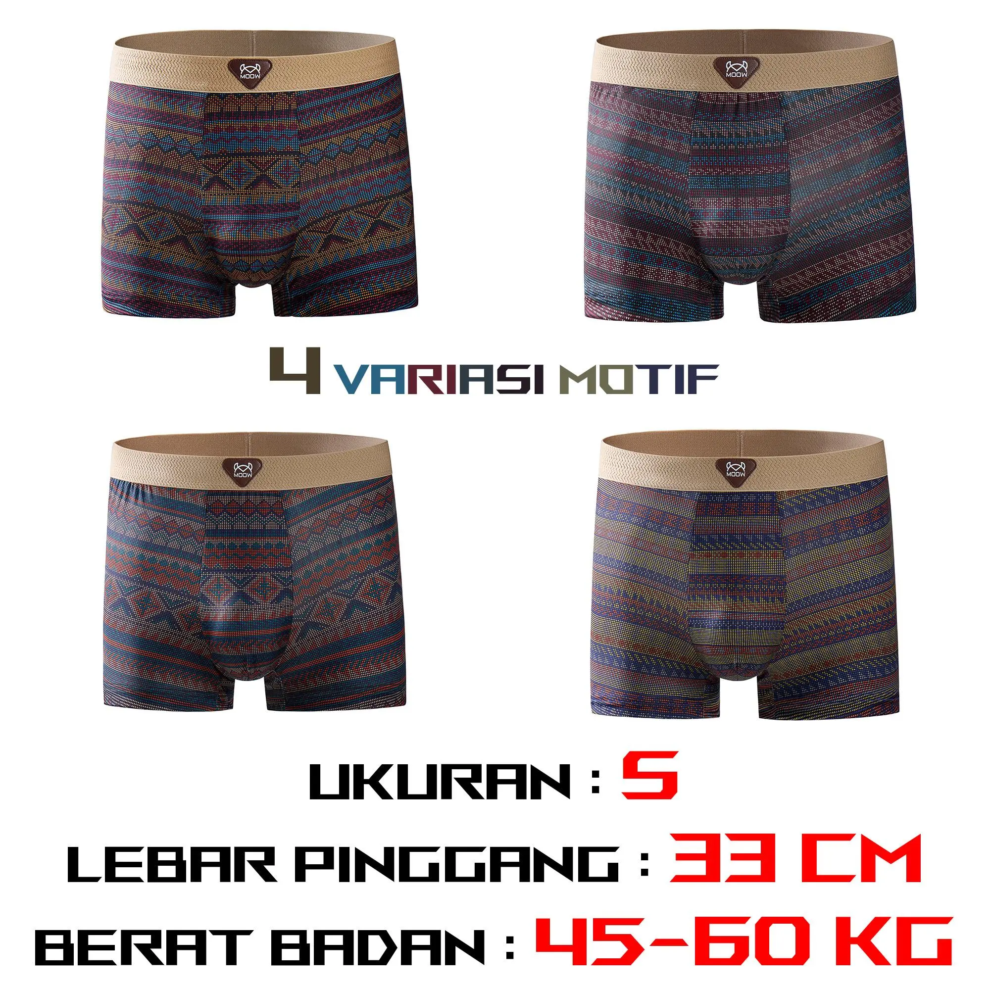 S (45-60kg) 4PCS