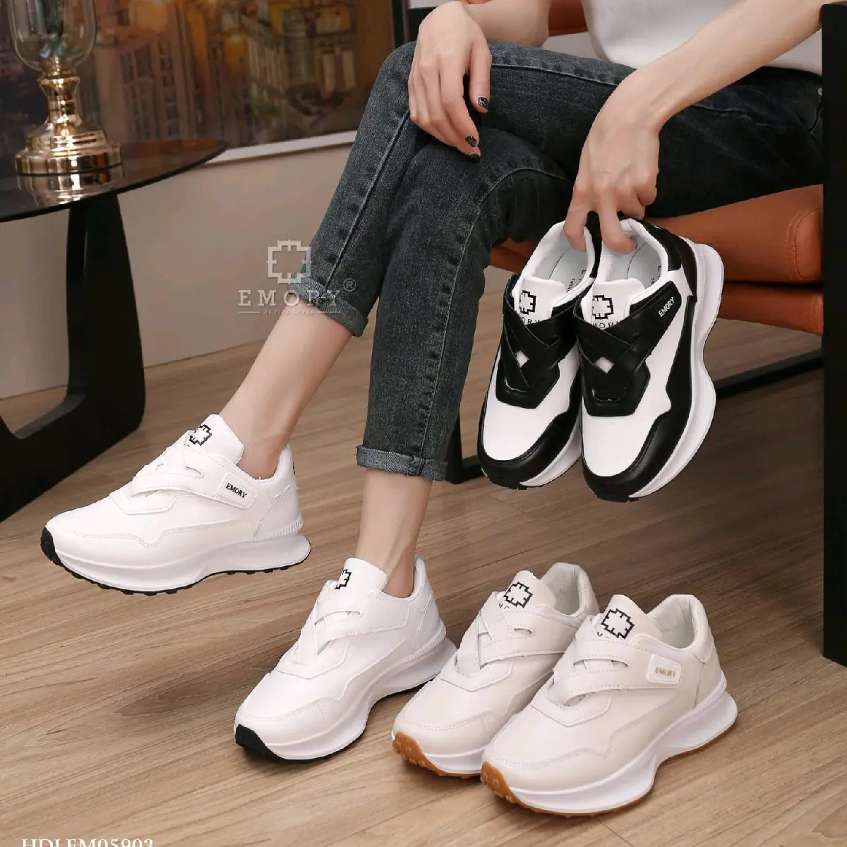 SEPATU EMORY CHELSY HDLEMO5903 #SNEAKERS Casual Shoes