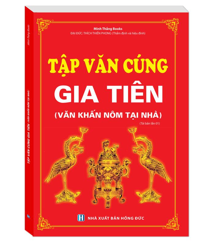  Sách - Tập văn cúng gia tiên  Văn khấn nôm tại nhà  