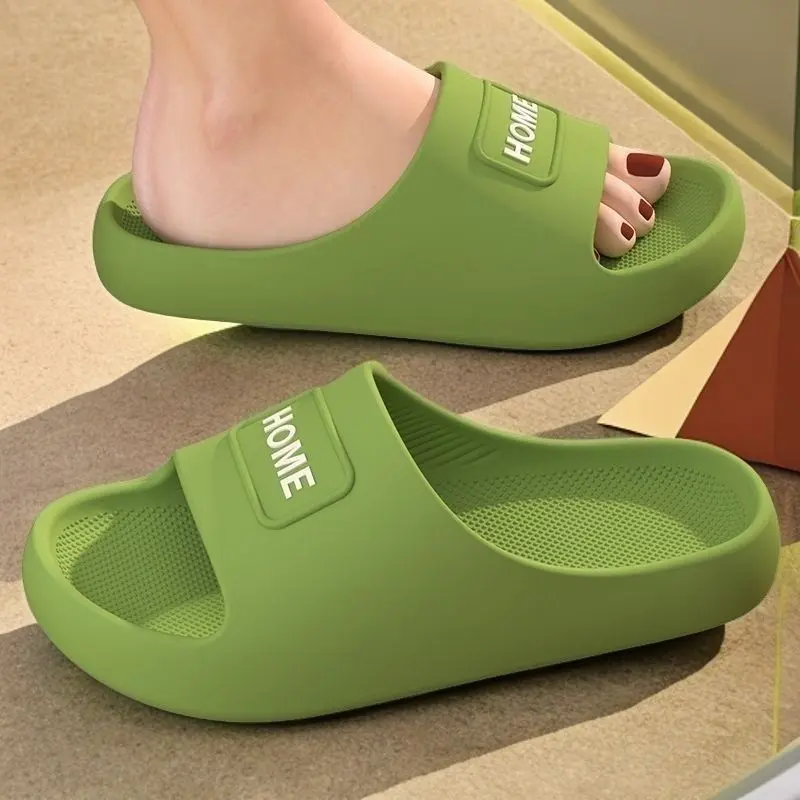 Dép Chống Trượt, Dành Cho Phụ Nữ Mang Thai, Dép PVC Đế Dày, Chống Mùi, Thích Hợp Cho Phòng Tắm Trong Nhà Gia Đình Mới Mùa Hè 2024, Khách Hàng Lặp Lại [712]:
