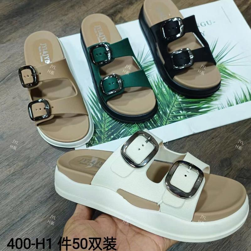 Chân tròn tăng size Dép Khóa Rời mẫu mới hàng cao su QC mềm êm chân Nữ